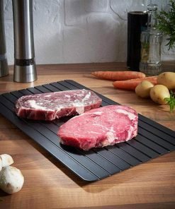 Metal fast Defrosting Tray  for Meat Fish Sea Food and any kind of frozen food